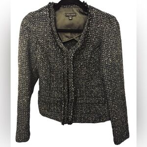 Womens jacket  black & white tweed S